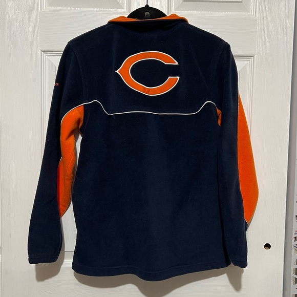 💗 NFL - Chicago Bears Boys Navy and Orange Fleece Pullover - Picture 7 of 11